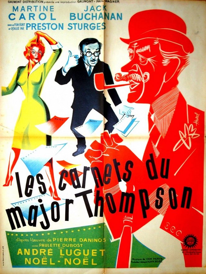 Les Carnets du Major Thompson - Plakaty