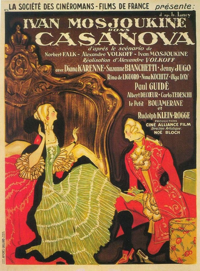 The Loves of Casanova - Posters