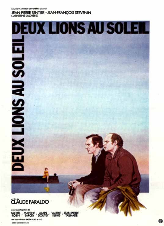 Deux lions au soleil - Affiches