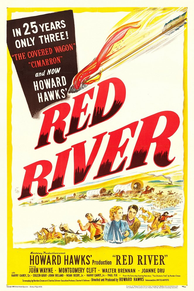 Rzeka czerwona - Plakaty