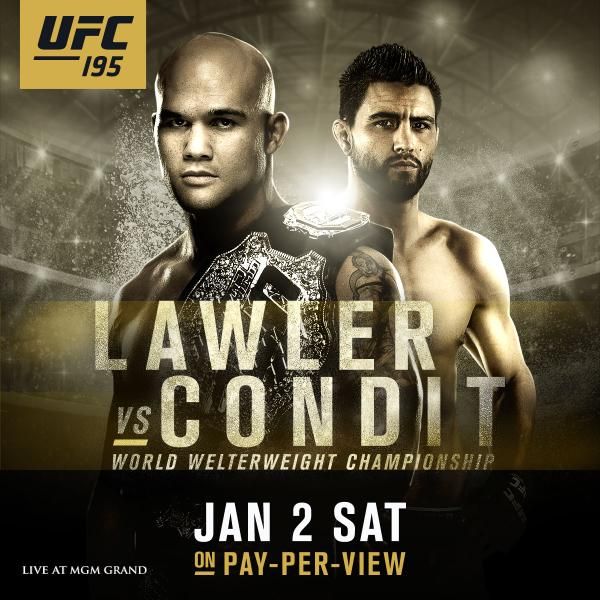 UFC 195: Lawler vs. Condit - Cartazes