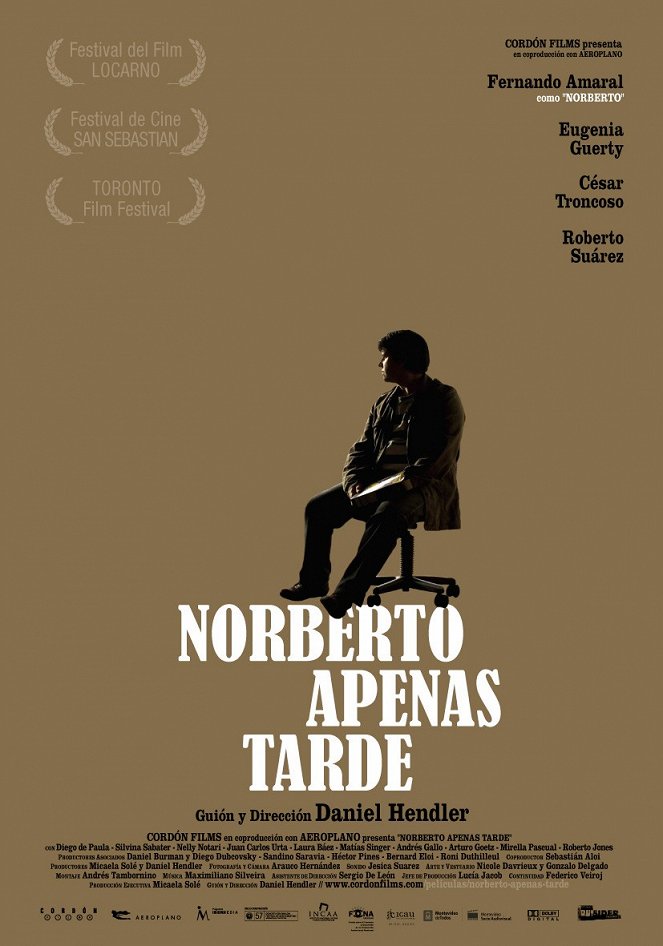 Norberto apenas tarde - Affiches