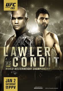 UFC 195: Lawler vs. Condit - Plakátok