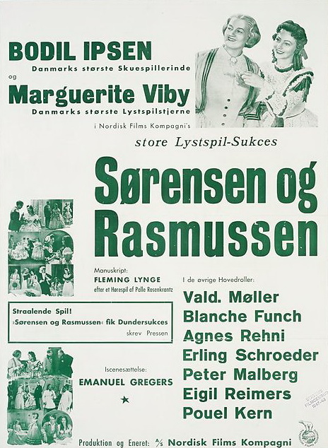 Sørensen og Rasmussen - Affiches
