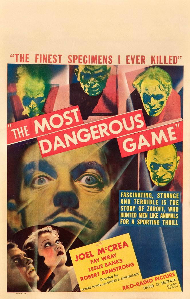 Nejnebezpečnější hra - Plakáty