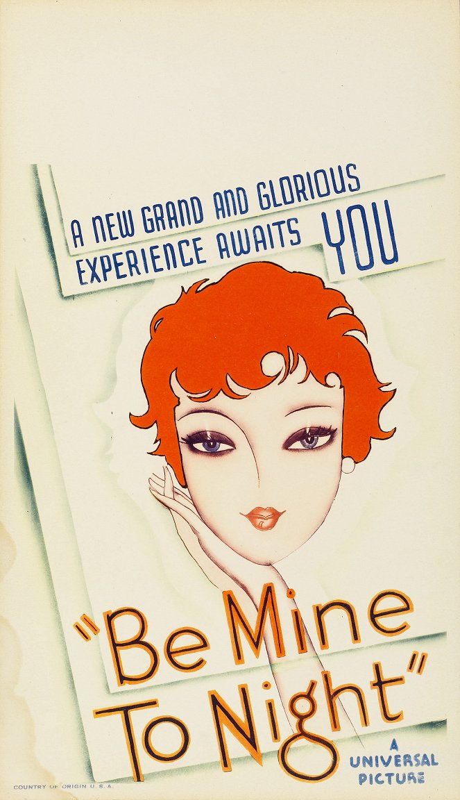 Be Mine Tonight - Posters