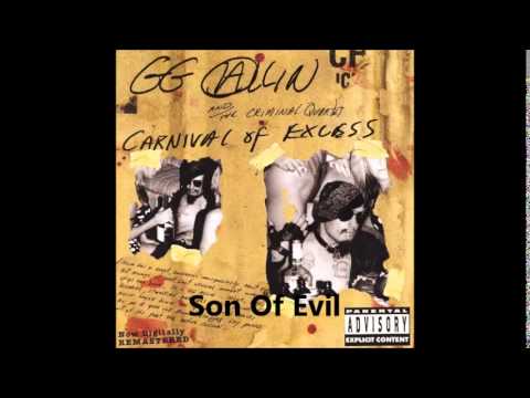GG Allin & The Criminal Quartet - Son Of Evil - Posters