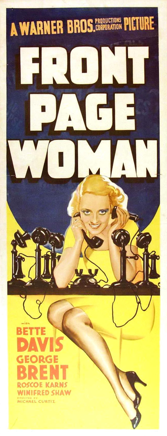 Front Page Woman - Affiches