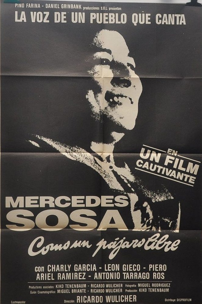 Mercedes Sosa: como un pájaro libre - Posters