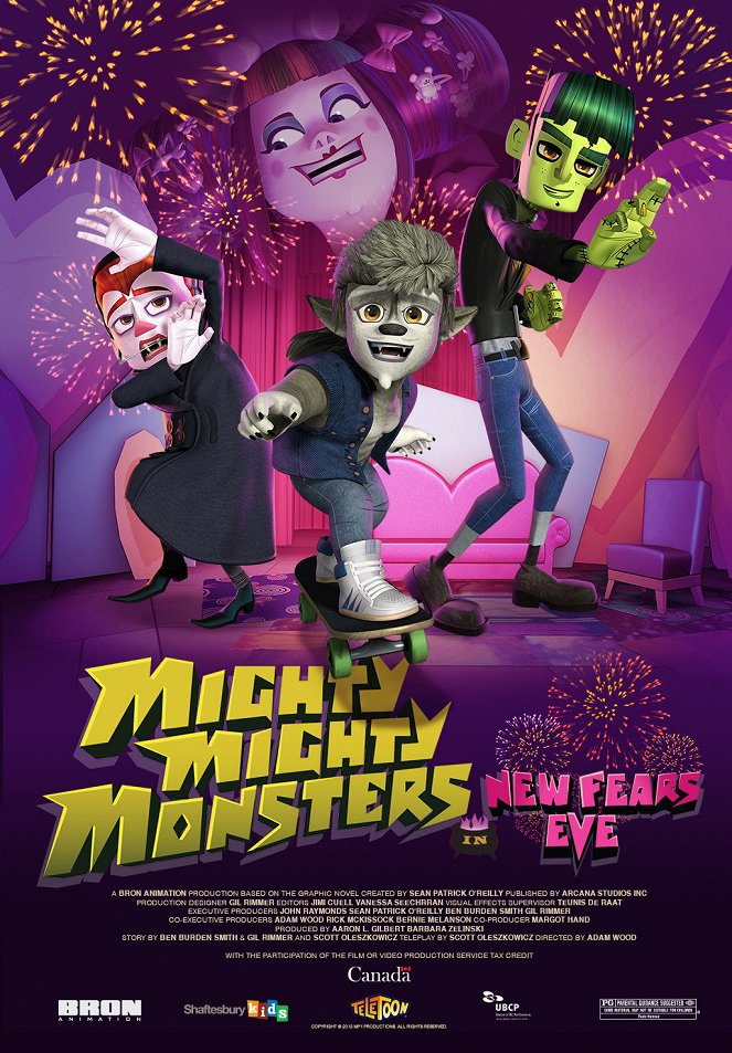 Mighty Mighty Monsters in New Fears Eve - Affiches