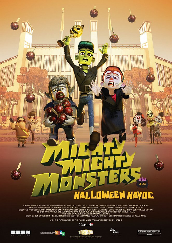 Mighty Mighty Monsters in Halloween Havoc - Affiches