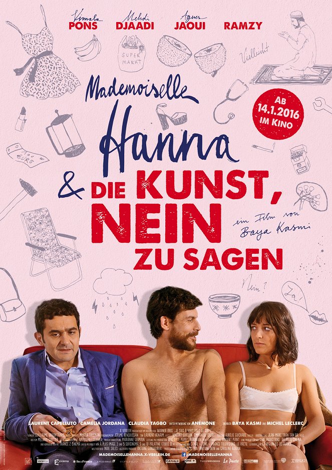 Mademoiselle Hanna und die Kunst Nein zu sagen - Plakate