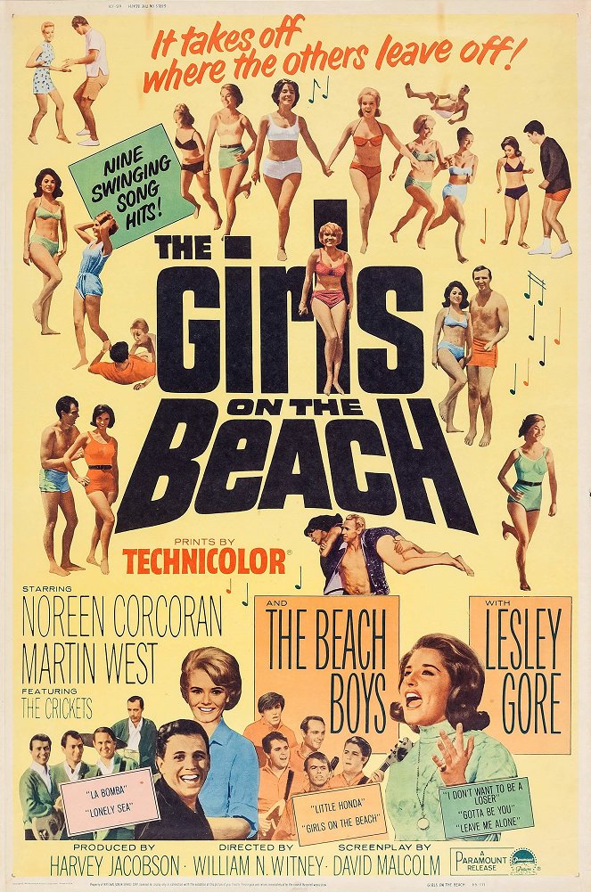 The Girls on the Beach - Affiches
