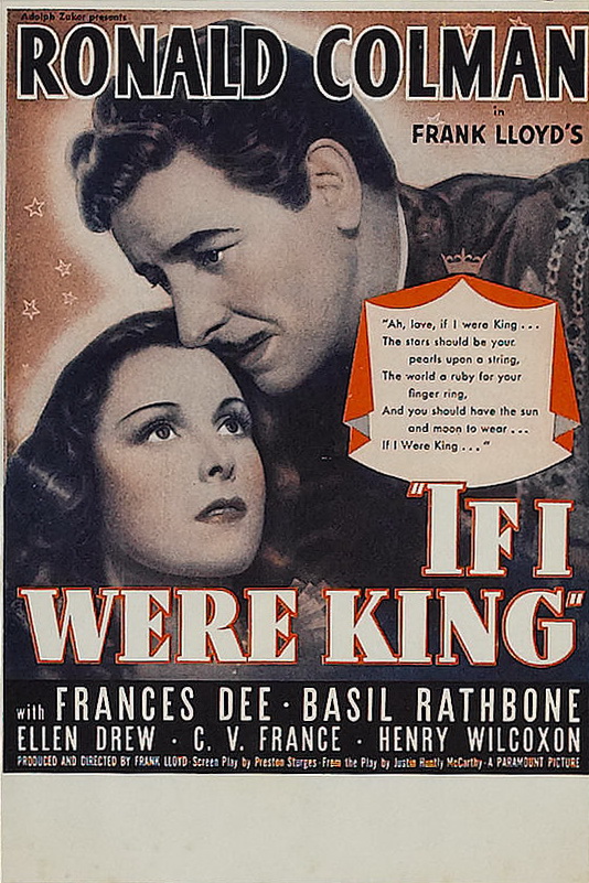 If I Were King - Affiches
