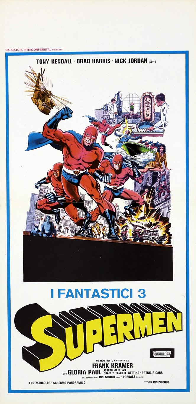 I fantastici tre supermen - Plakátok