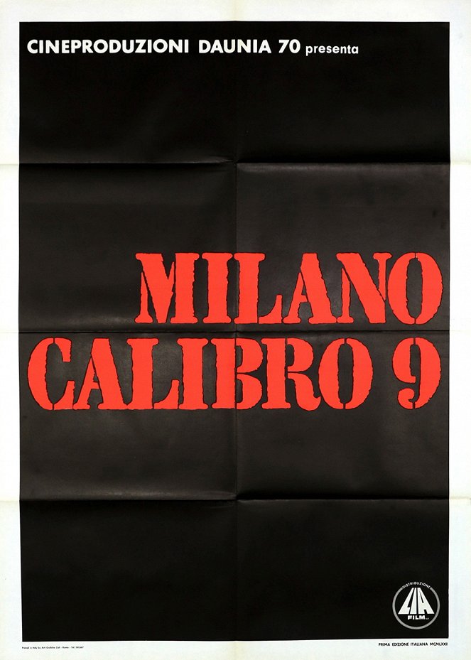 Milano calibro 9 - Julisteet