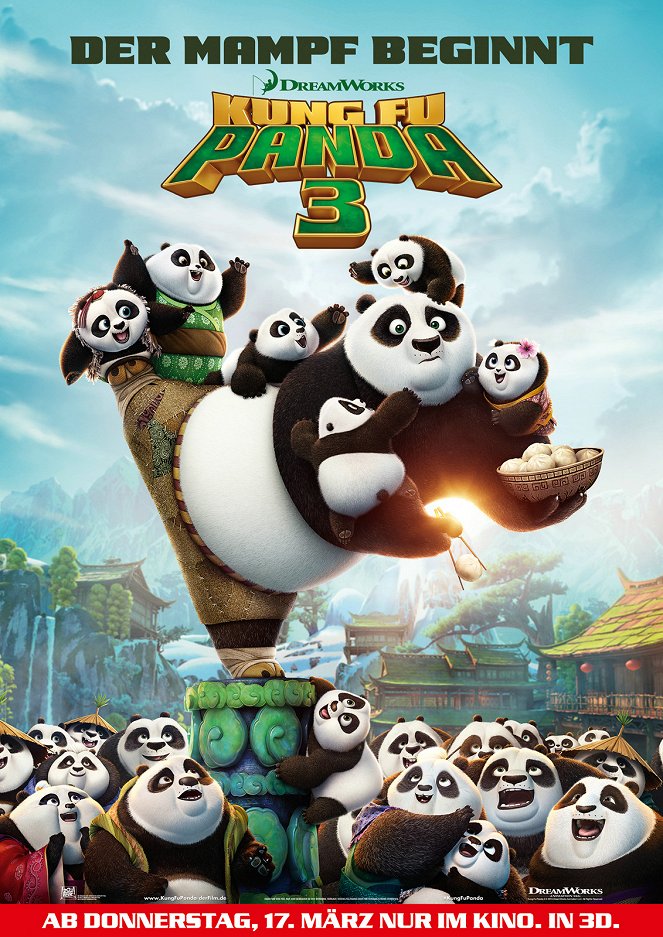 Kung Fu Panda 3 - Plakate