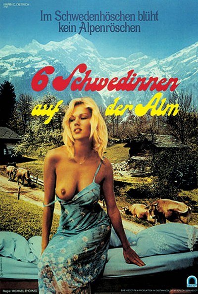 Sechs Schwedinnen auf der Alm - Posters