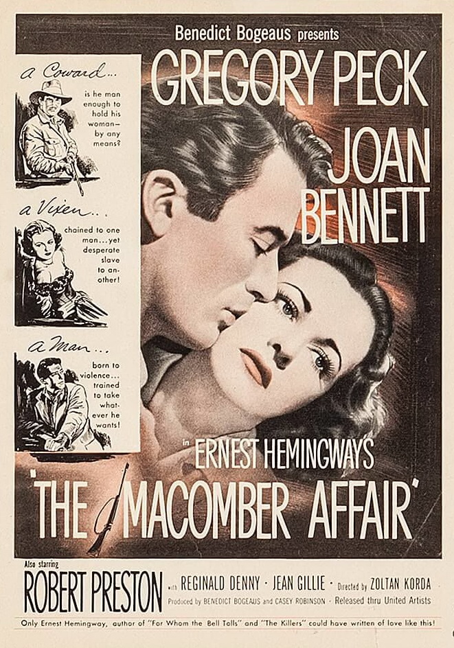 The Macomber Affair - Cartazes