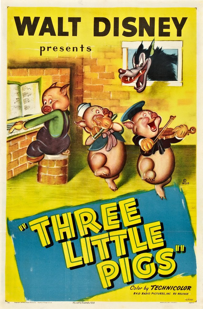 Les Trois Petits Cochons - Affiches