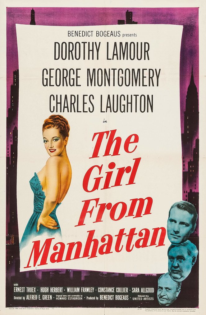 The Girl from Manhattan - Plakate