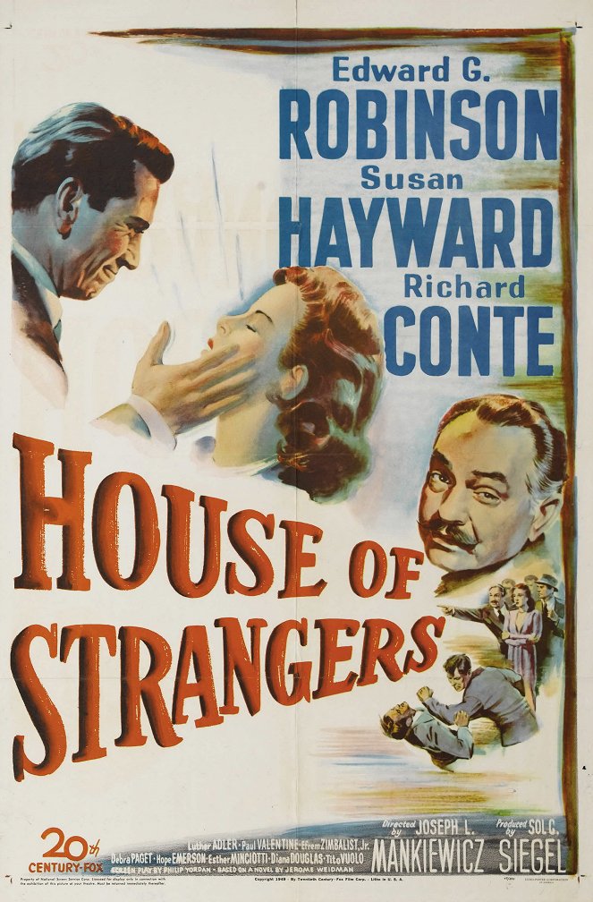 House of Strangers - Posters