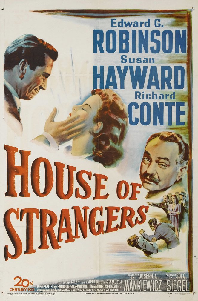 House of Strangers - Carteles