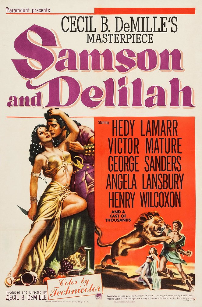Simson & Delila - Julisteet