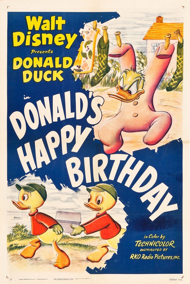 Donald's Happy Birthday - Posters