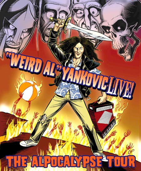 'Weird Al' Yankovic Live!: The Alpocalypse Tour - Cartazes