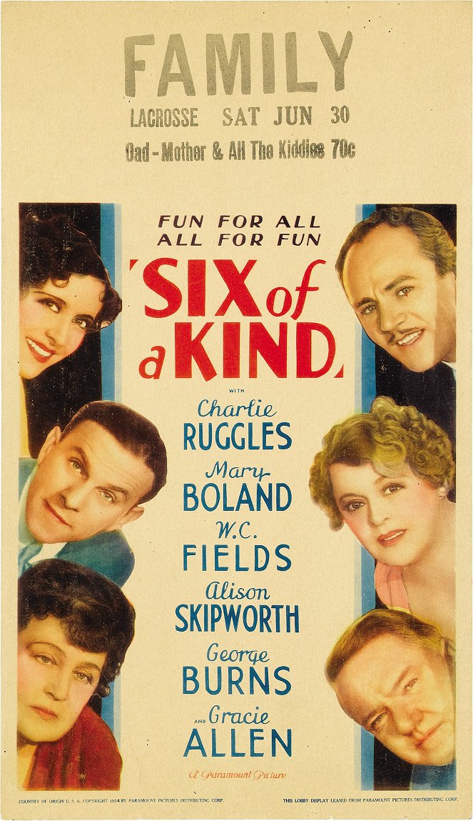 Six of a Kind - Plagáty