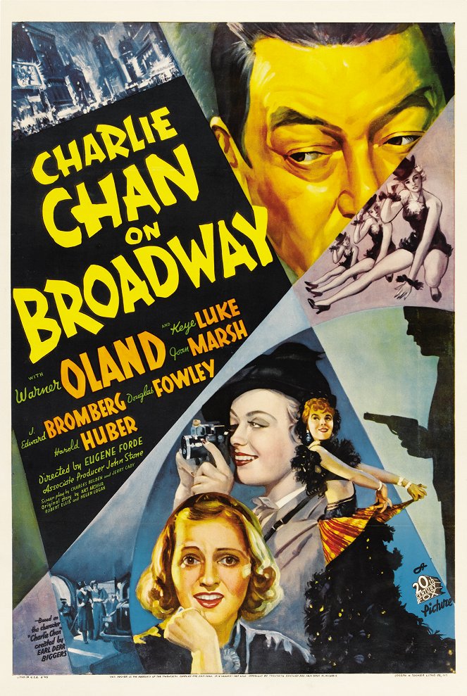 Charlie Chan am Broadway - Plakate