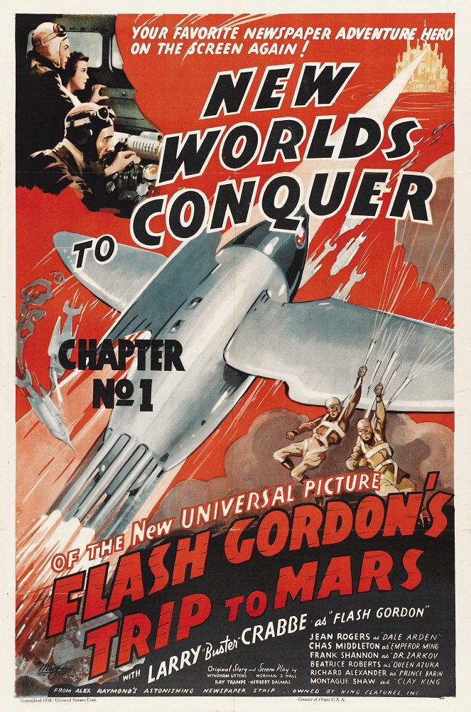 Flash Gordon op de planeet Mars - Posters