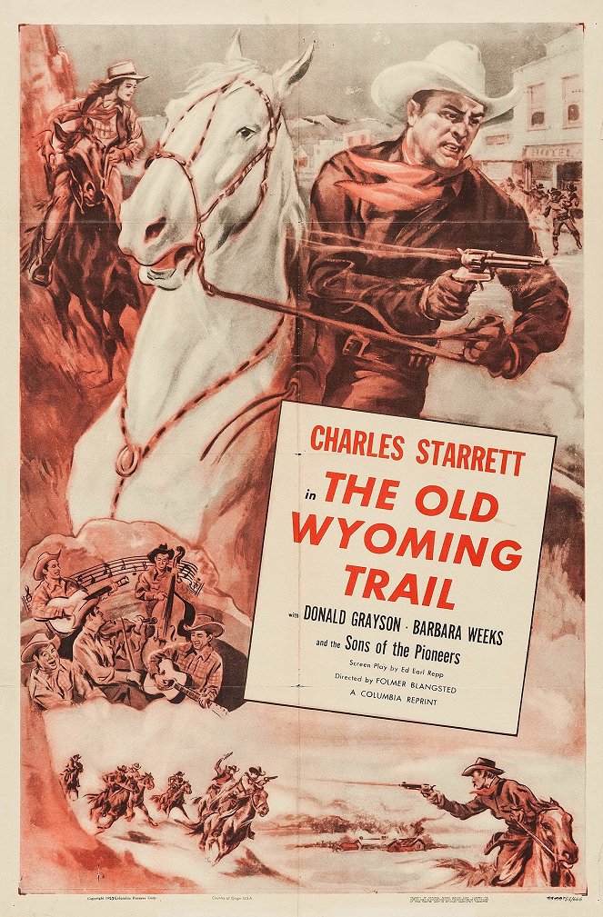 The Old Wyoming Trail - Affiches