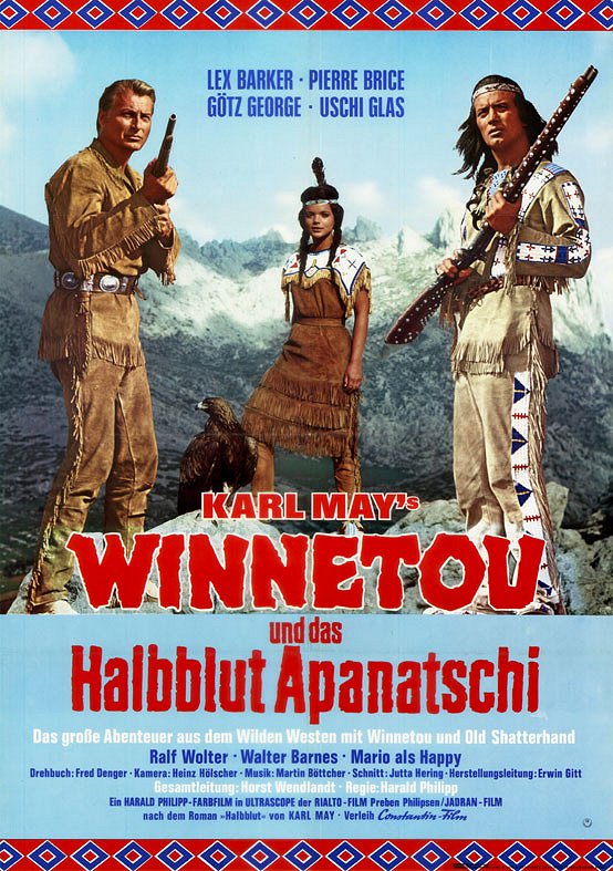 Winnetou und das Halbblut Apanatschi - Carteles