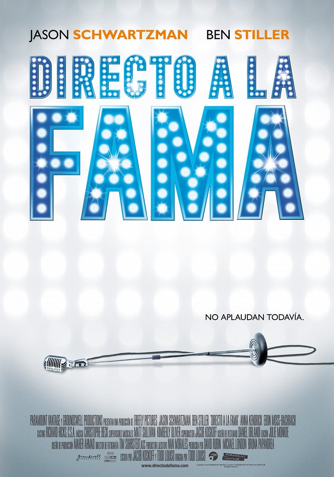 Directo a la fama - Carteles