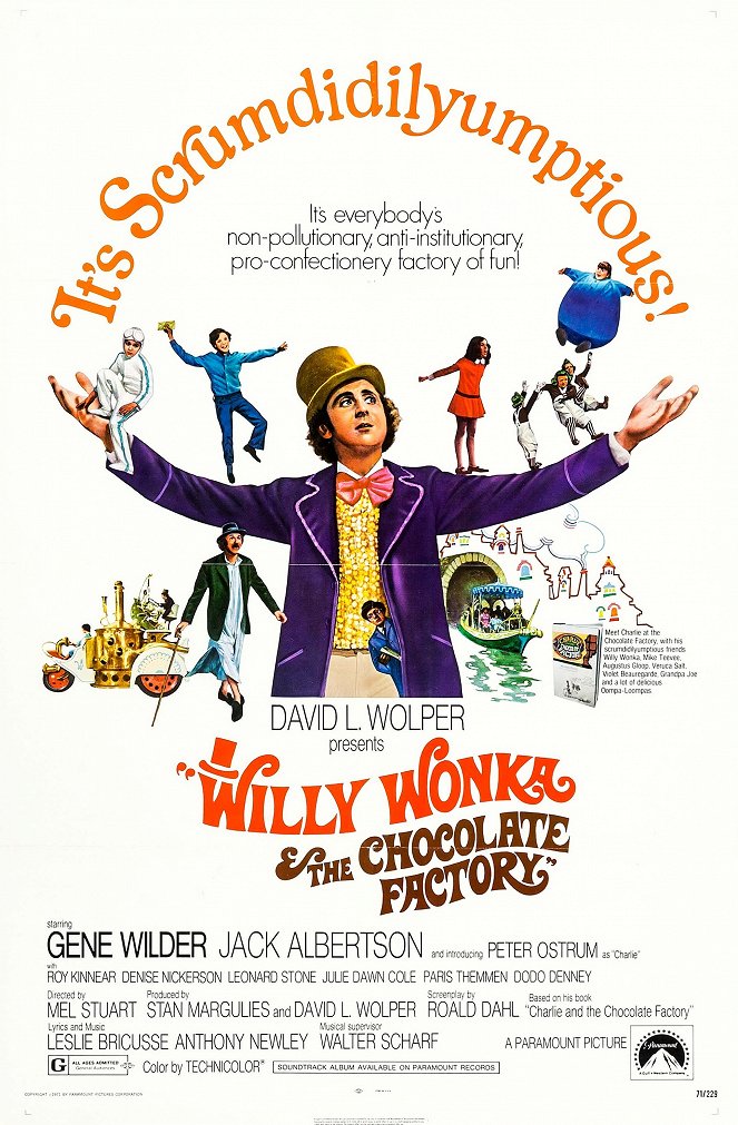 Willy Wonka és a csokigyár - Plakátok