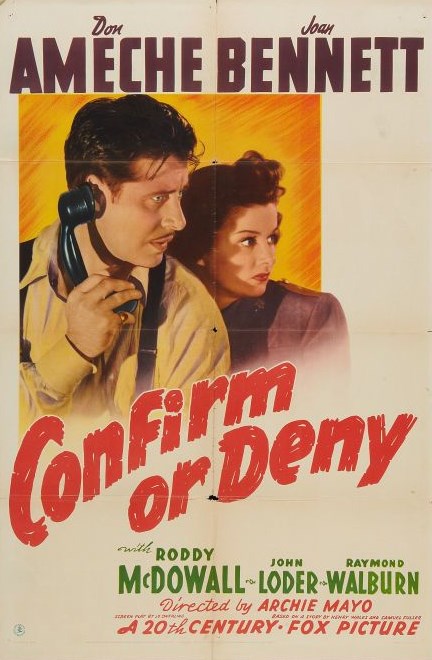 Confirm or Deny - Plagáty