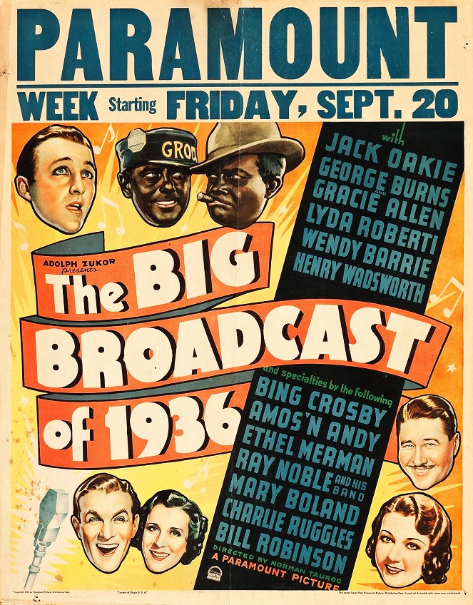 The Big Broadcast of 1936 - Posters