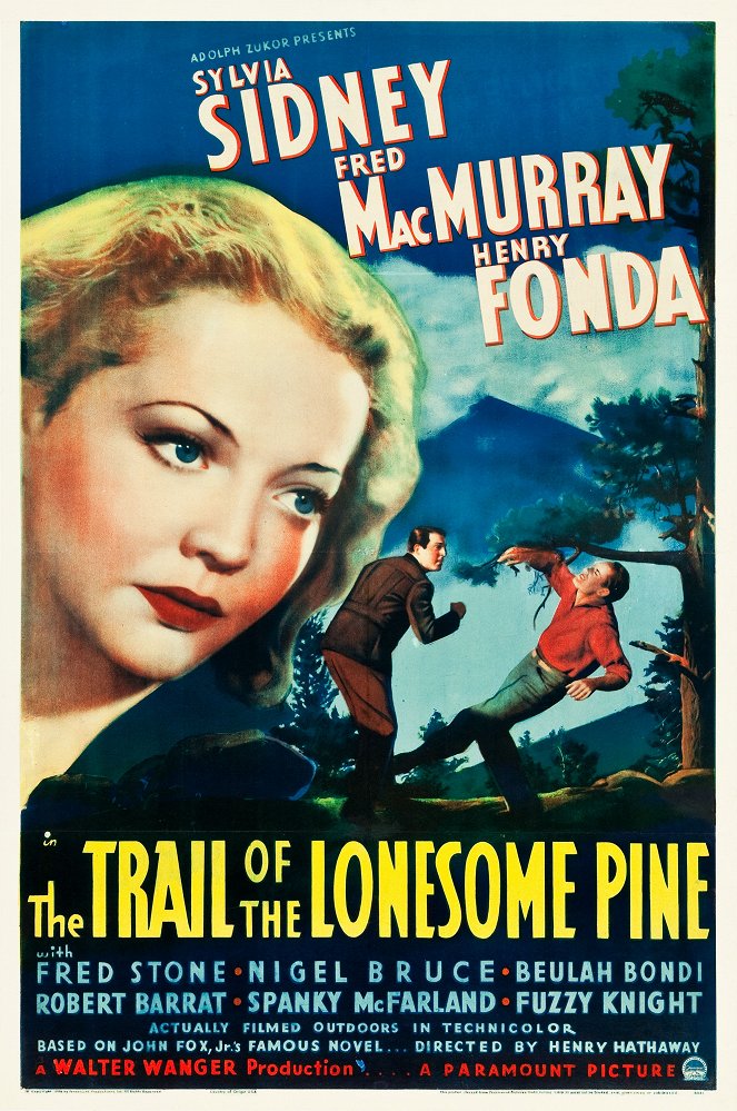 The Trail of the Lonesome Pine - Cartazes