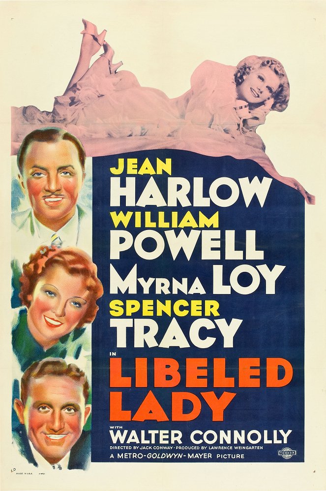 Libeled Lady - Posters