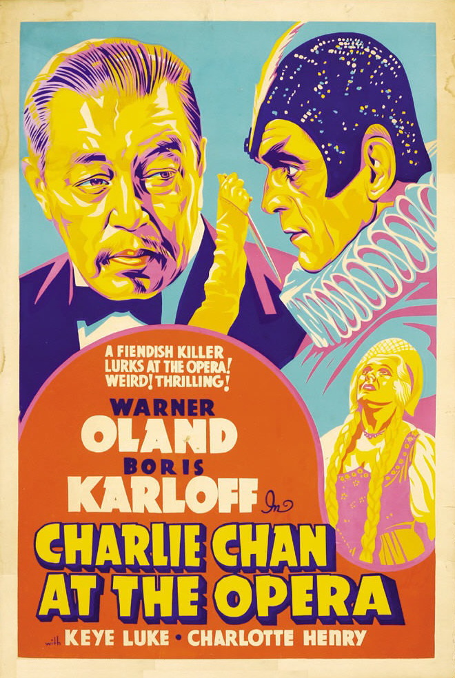 Charlie Chan at the Opera - Affiches