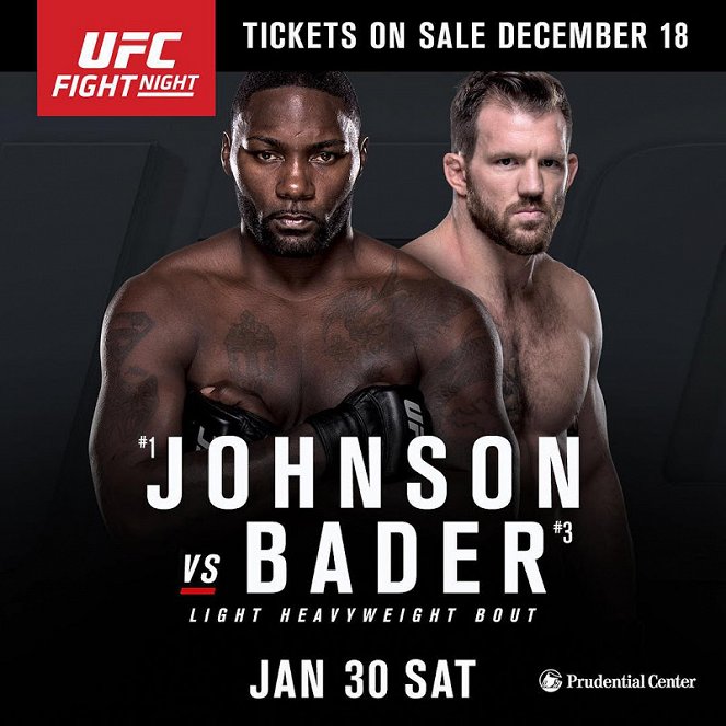 UFC on Fox: Johnson vs. Bader - Cartazes
