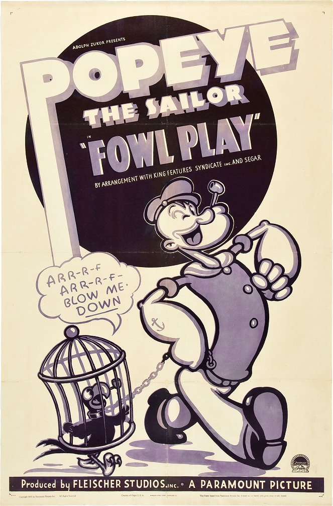Fowl Play - Affiches