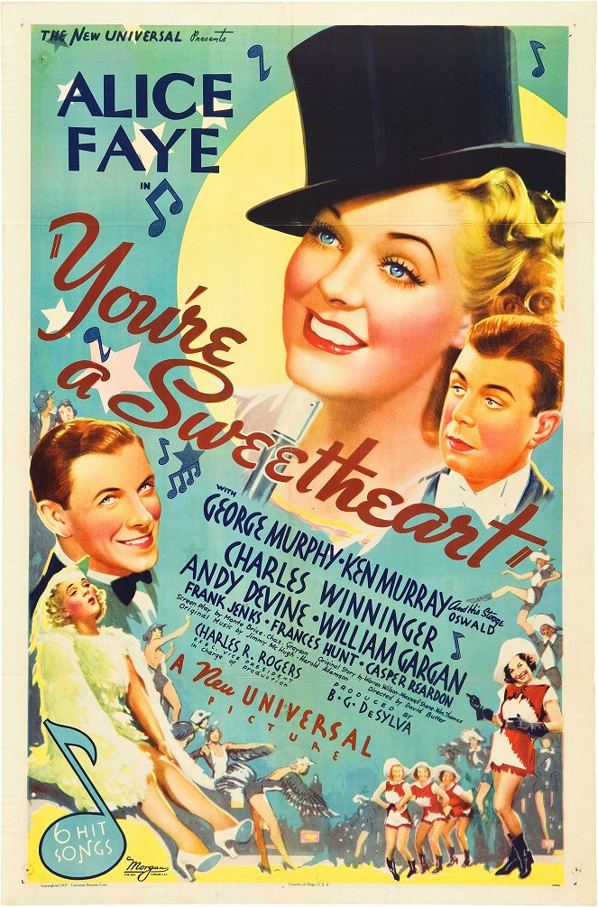 You're a Sweetheart - Affiches