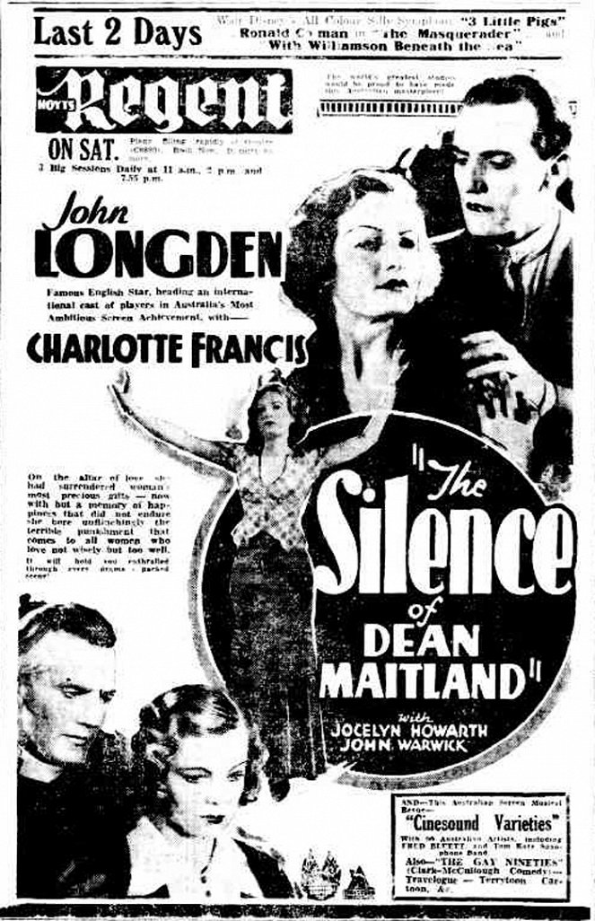 The Silence of Dean Maitland - Plakaty