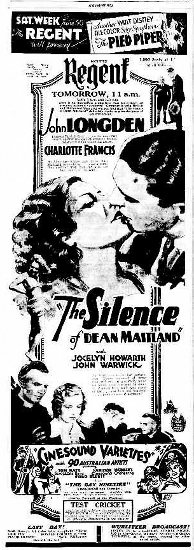 The Silence of Dean Maitland - Plakátok