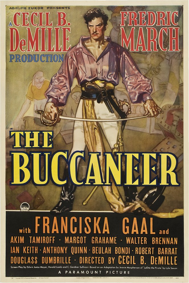 The Buccaneer - Affiches