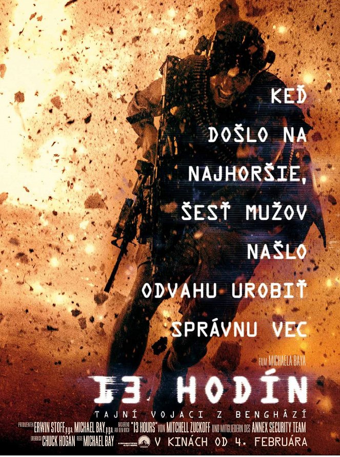 13 hodín: Tajní vojaci v Bengázi - Plagáty