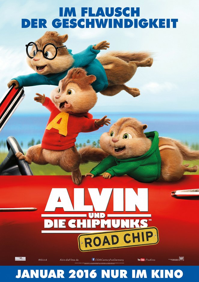 Alvin und die Chipmunks: Road Chip - Plakate